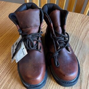 Roebucks Rich Brown Leather Men's Boots